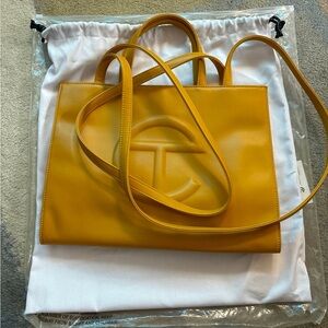 Telfar Mustard Medium Shopper